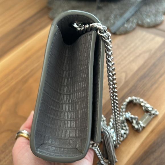 Saint Laurent Small Kat Croc
Embossed Crossbody - Picture 8 of 14